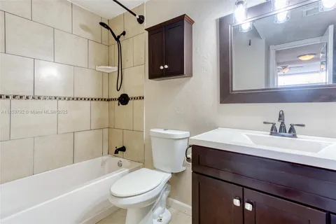 a view of a park with slide