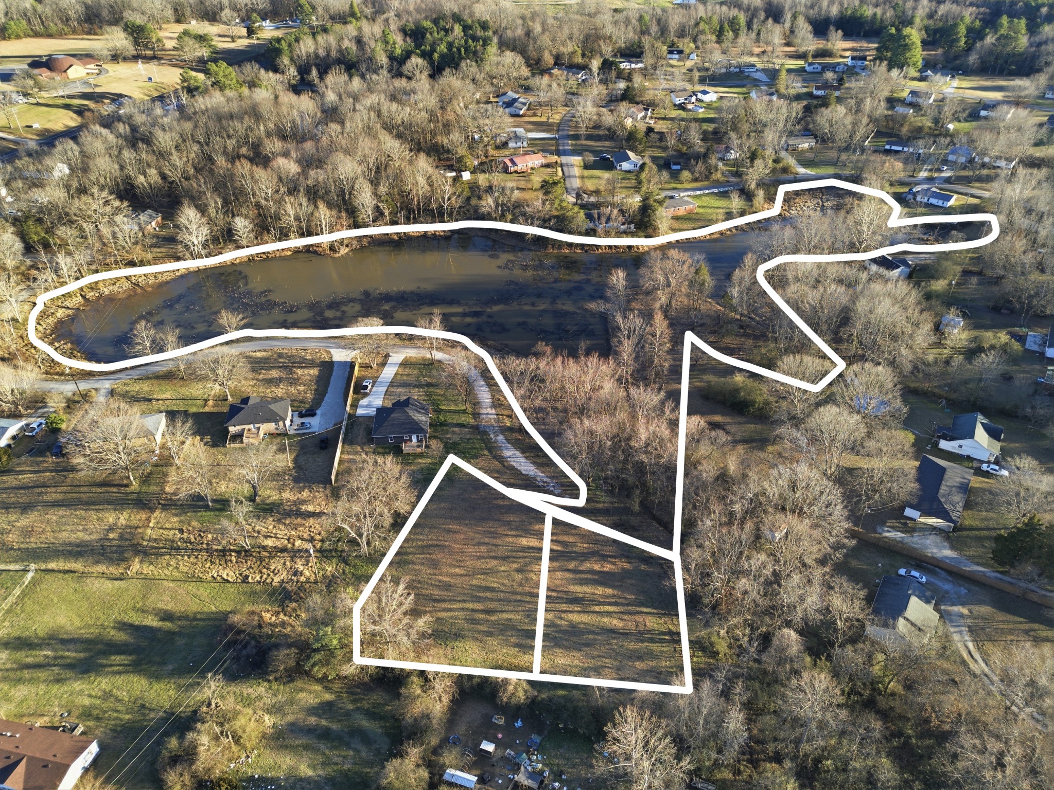 0 Rambaugh Burns, TN 37029 - Photo 3 of 21 an aerial view of a house