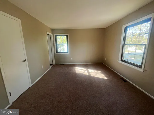 a view of room and window in a room