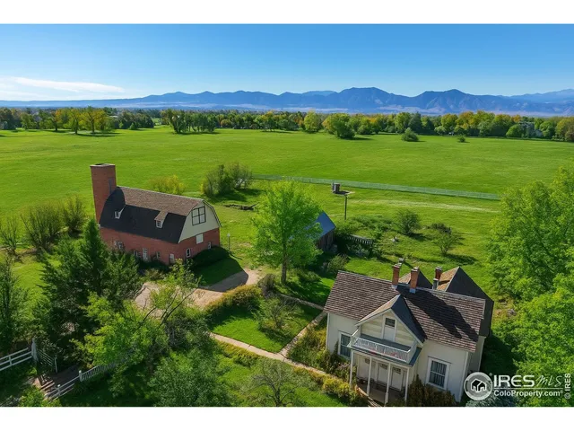 a aerial view of a house