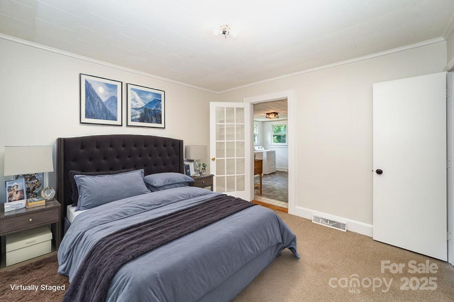 264 Mauney Farm Road Cherryville, NC 28021 - Photo 20 of 25 a bedroom with a large bed and a window