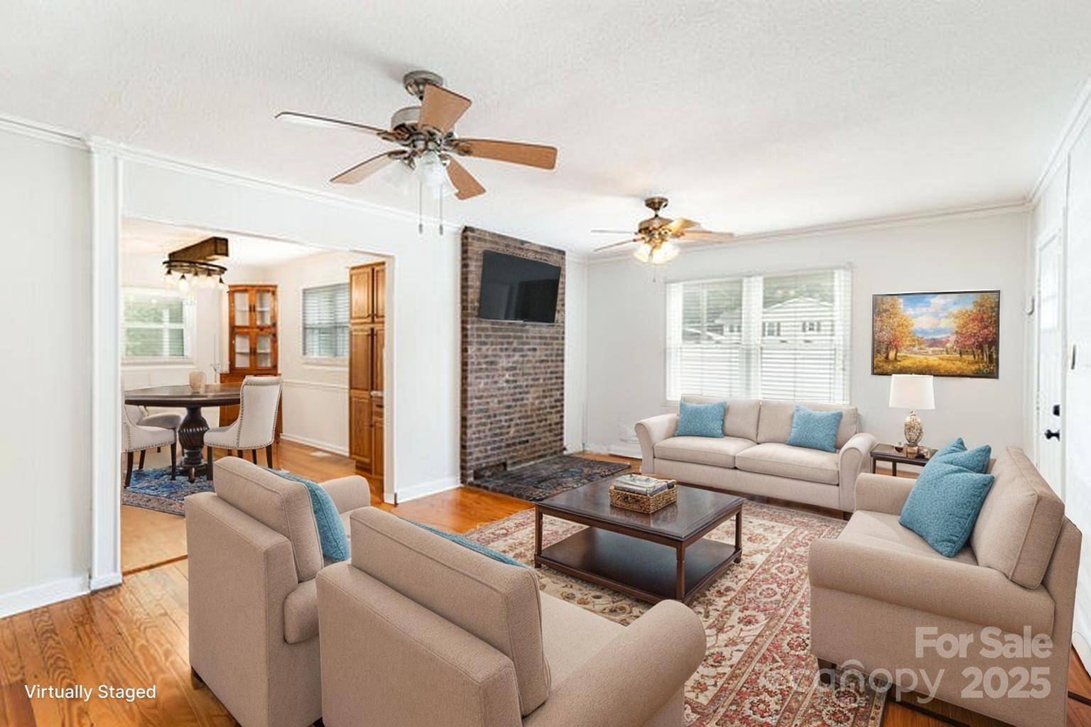 264 Mauney Farm Road Cherryville, NC 28021 - Photo 3 of 25 a living room with furniture and a window