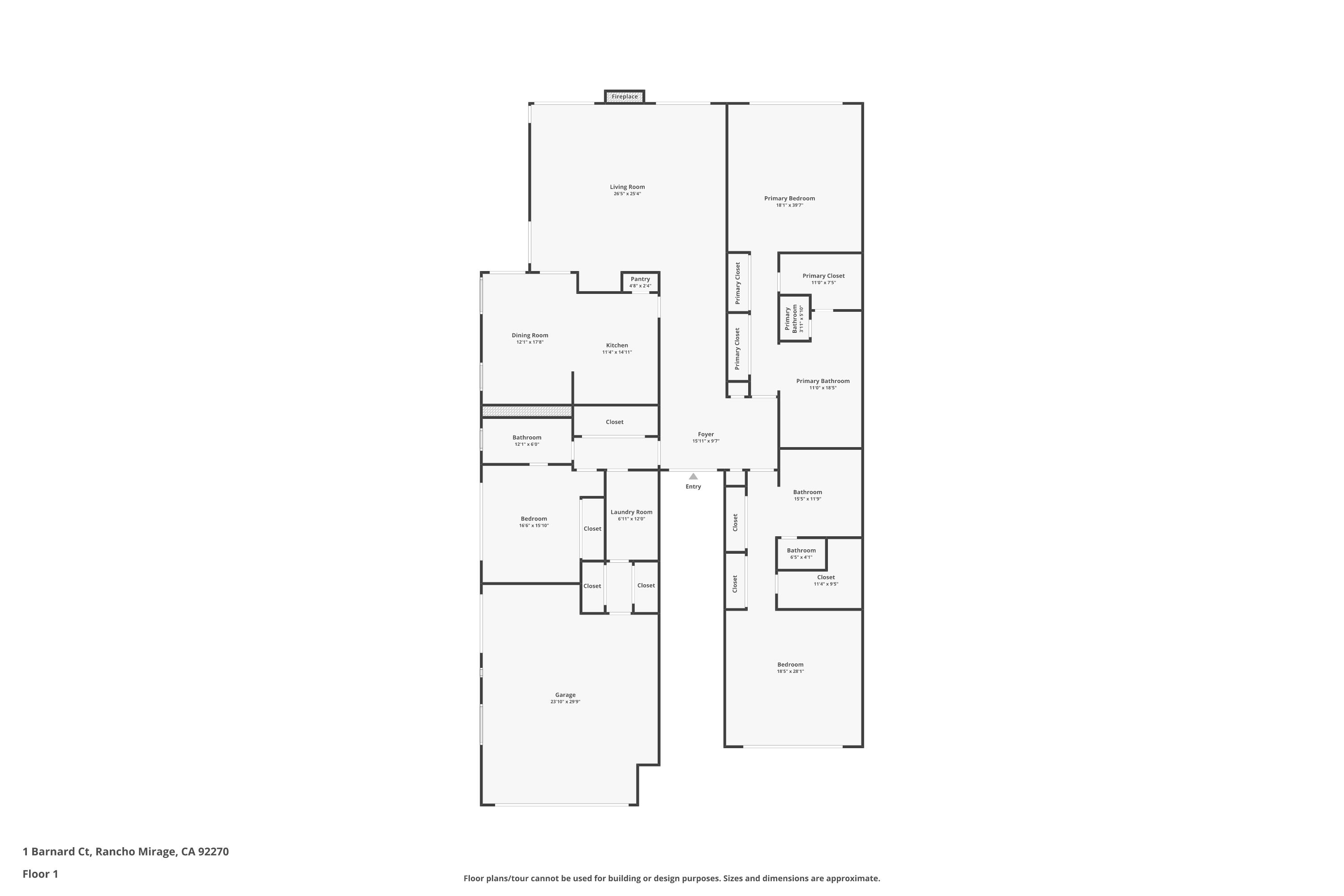 1 Barnard Court Rancho Mirage, CA 92270 - Photo 32 of 32 01-PNG Floor plan