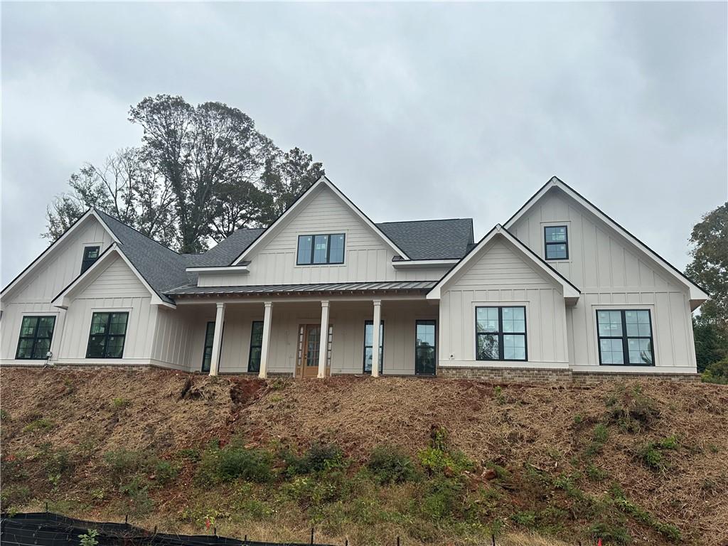 a view of outdoor space yard and front view of a house