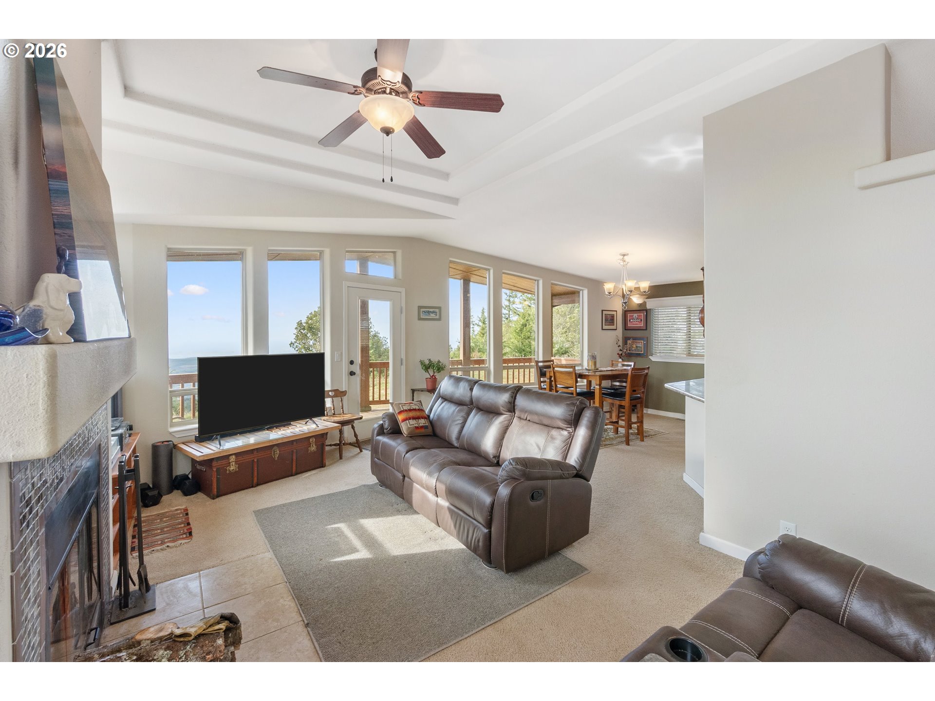 95300 Grassy Knob Road Port Orford, OR 97465 - Photo 6 of 25 a living room with furniture and a flat screen tv