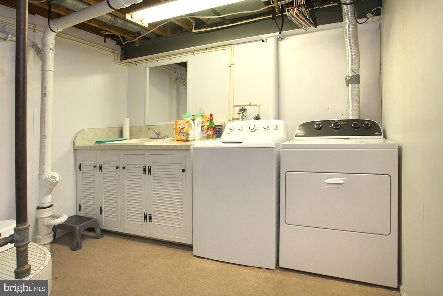 45 East Timonium Road Lutherville-Timonium, MD 21093 - Photo 44 of 47 Lower level laundry w/deep utility sink/cabinet