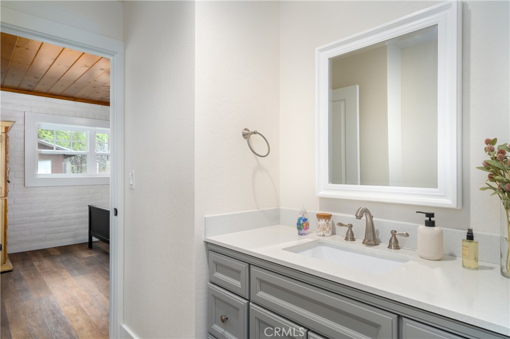 32190 Forward Mi Manton, CA 96059 - Photo 16 of 26 a bathroom with a sink and a mirror