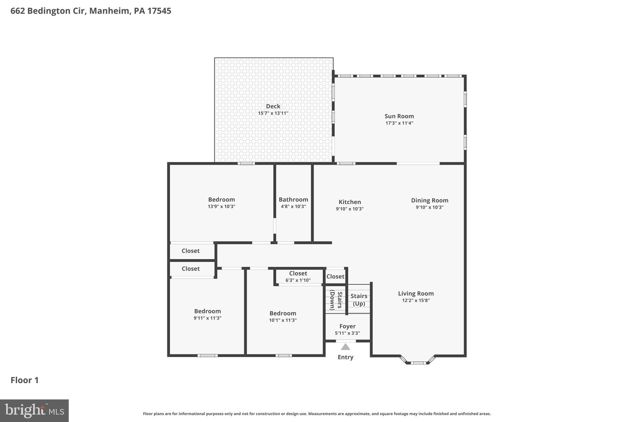 662 Bedington Circle Manheim, PA 17545 - Photo 41 of 43 Main Level - Floor Plan
