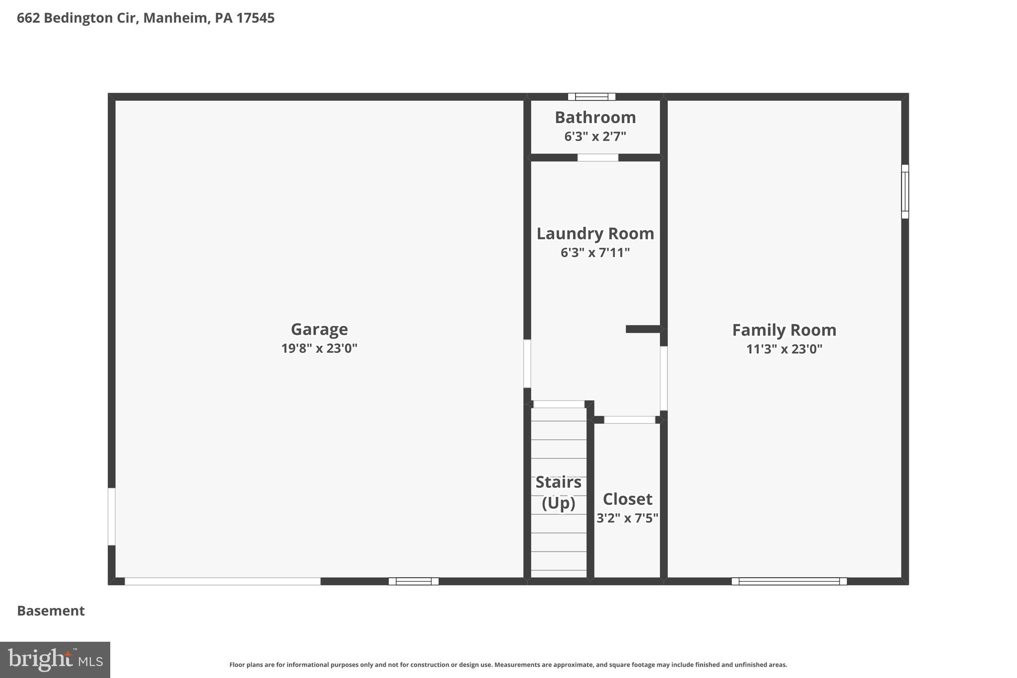 662 Bedington Circle Manheim, PA 17545 - Photo 42 of 43 Lower Level - Floor Plan