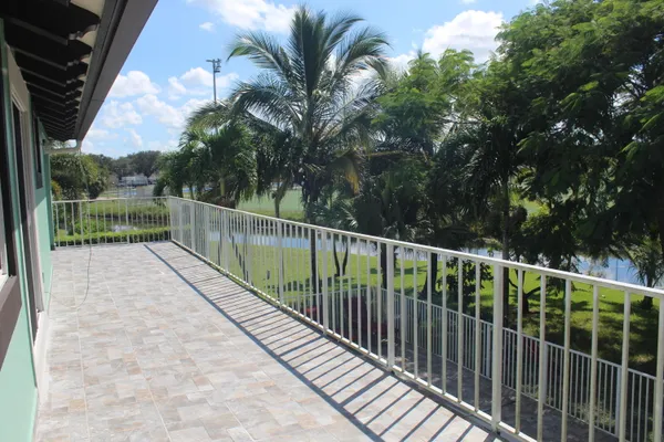 a view of balcony and deck