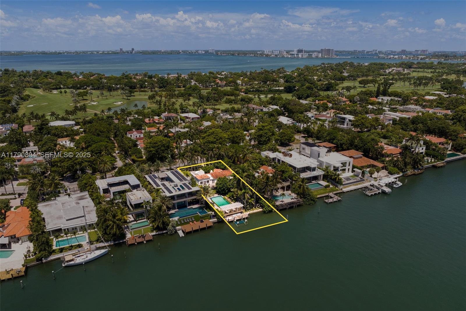 5215 Pine Tree Drive Miami Beach, FL 33140 - Photo 27 of 28 an aerial view of residential house with outdoor space