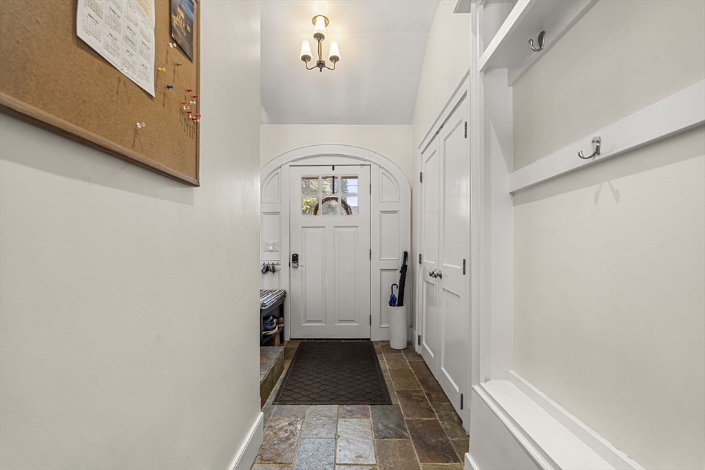 56 Allen Circle Milton, MA 02186 - Photo 14 of 34 a view of a hallway view with staircase