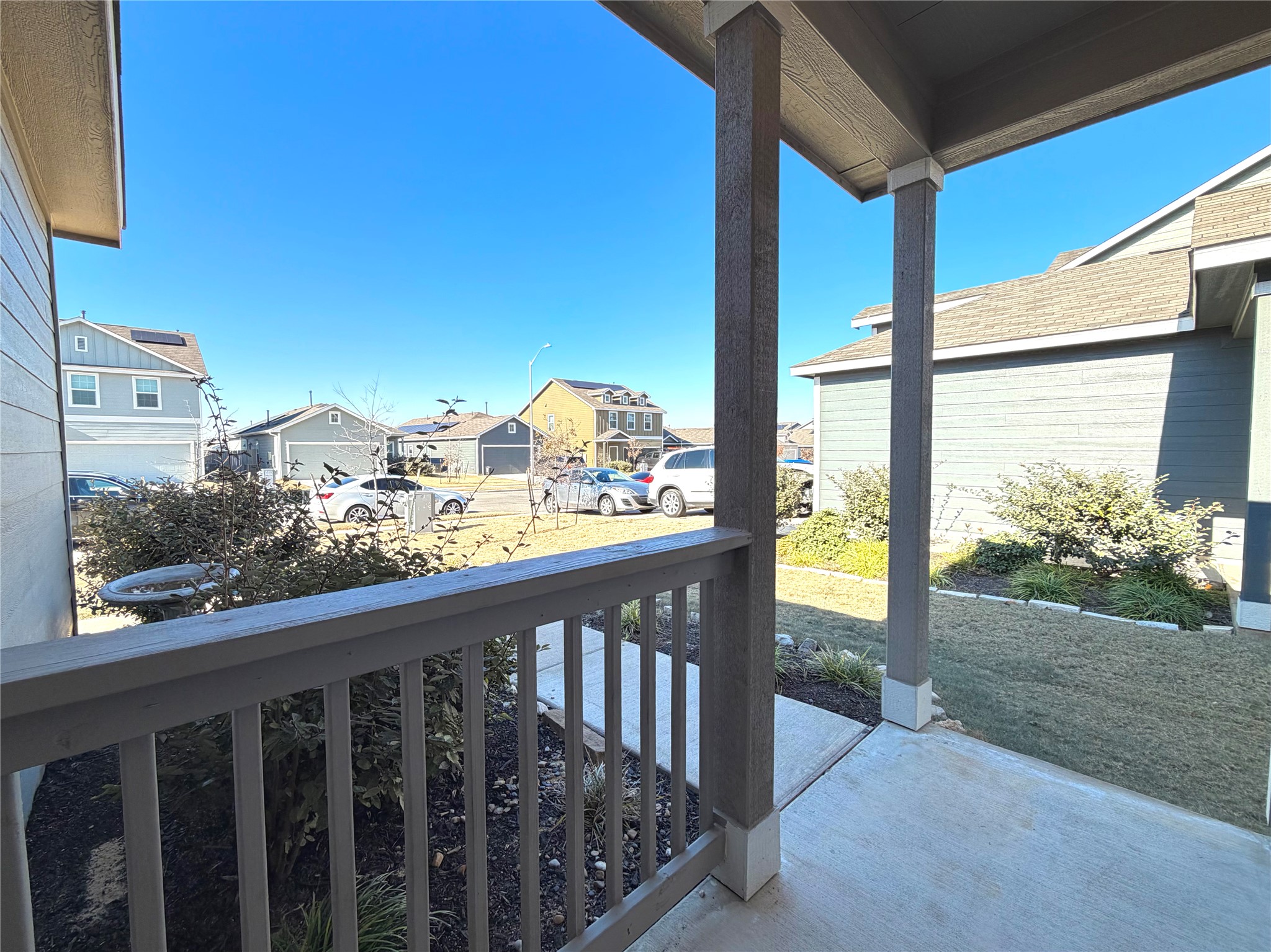 332 Amber Glen Maxwell, TX 78656 - Photo 2 of 24 a view of city from a balcony