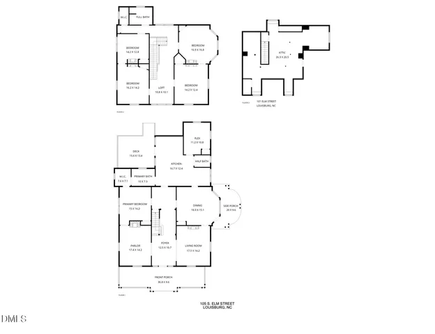 $575,000 | 105 Elm Street, Louisburg, NC 27549