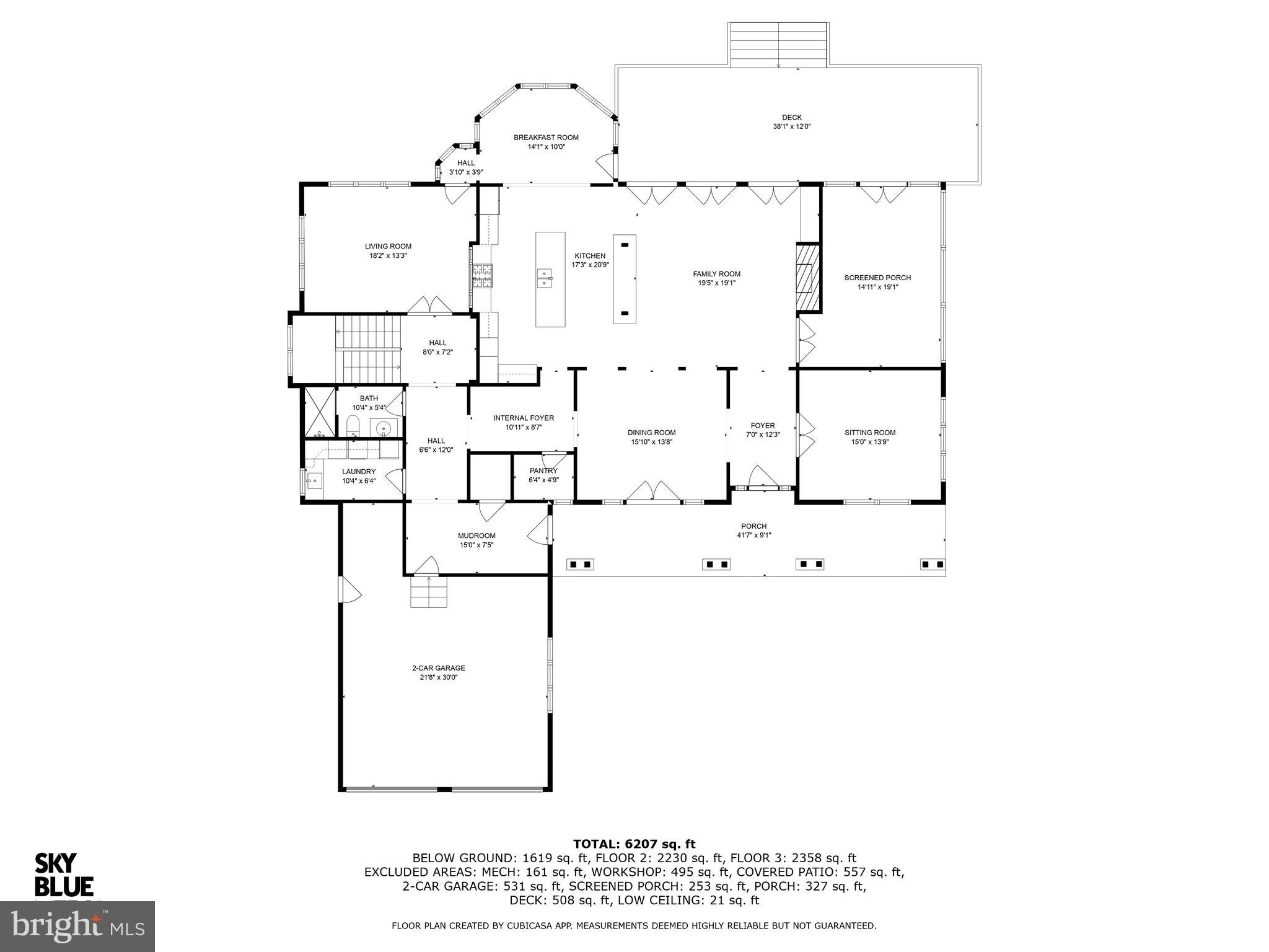 504 Druid Hill Road Northeast Vienna, VA 22180 - Photo 95 of 98 Main-level Floorplan
