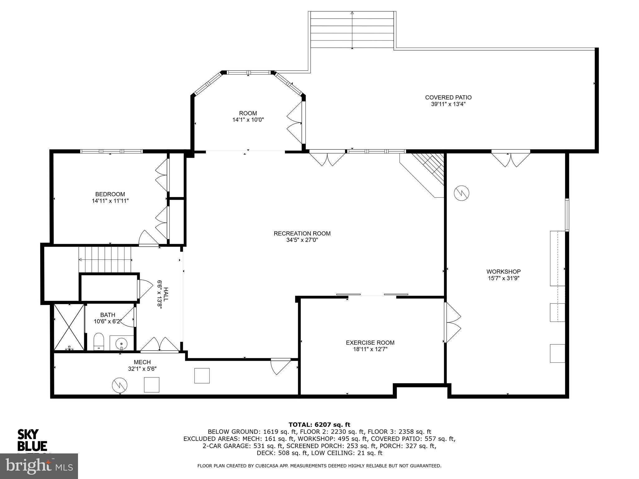 504 Druid Hill Road Northeast Vienna, VA 22180 - Photo 97 of 98 Lower-level Floorplan