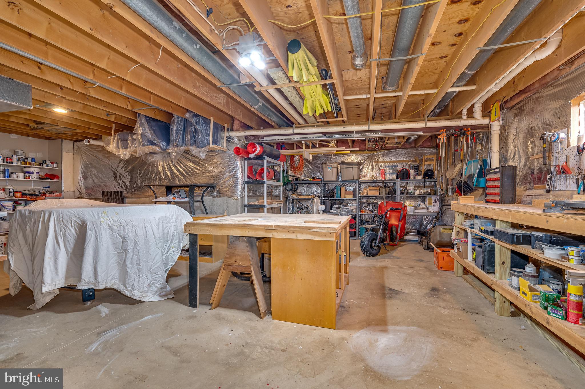 558 Rudder Road Shepherdstown, WV 25443 - Photo 41 of 60 Lower Level Workshop Area