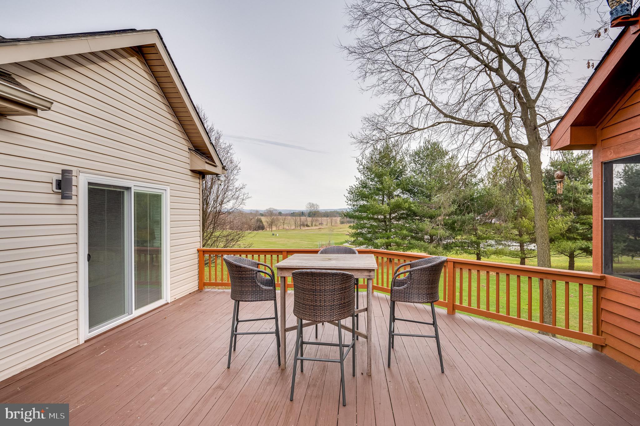 558 Rudder Road Shepherdstown, WV 25443 - Photo 47 of 60 Rear Deck Area with Mountain and Sunrise Views