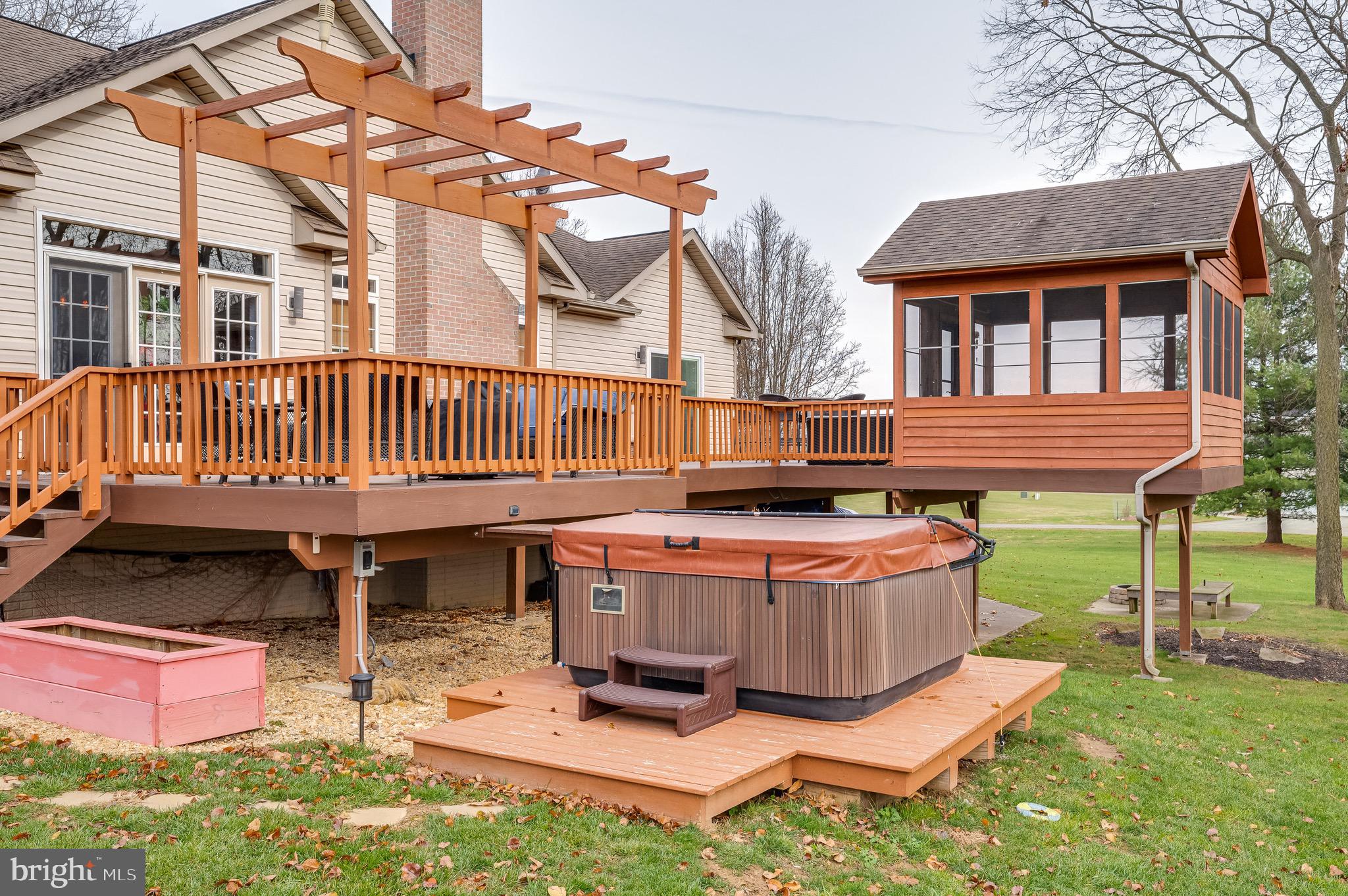 558 Rudder Road Shepherdstown, WV 25443 - Photo 51 of 60 Rear Patio Hot Tub