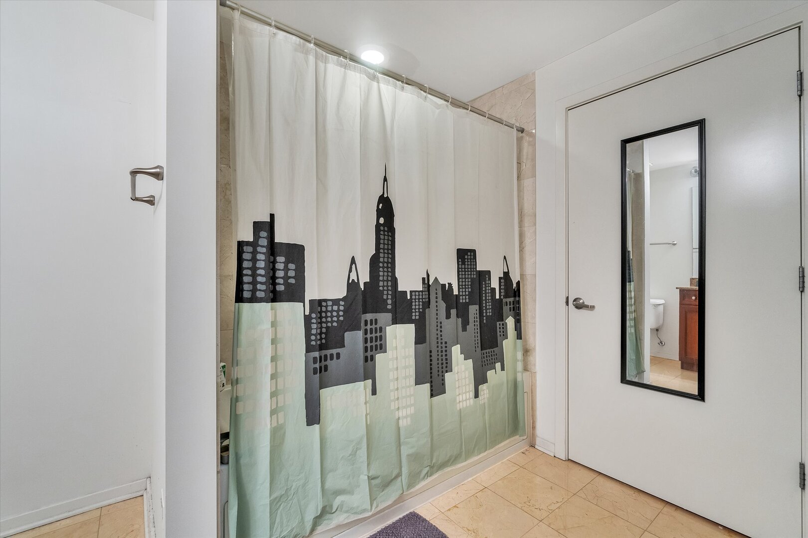 520 South State Street, Unit 805 Chicago, IL 60605 - Photo 14 of 24 a view of a bathroom with a shower