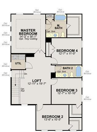 1554 Chastain Road Johns Island, SC 29455 - Photo 40 of 41 2nd Floor Floorplan