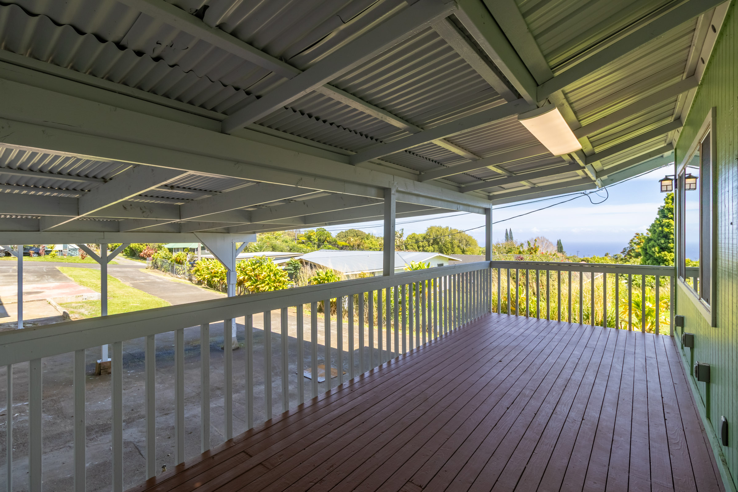 54-2378 Kynnersley Road Kapaau, HI 96755 - Photo 15 of 24 a view of porch with wooden floor