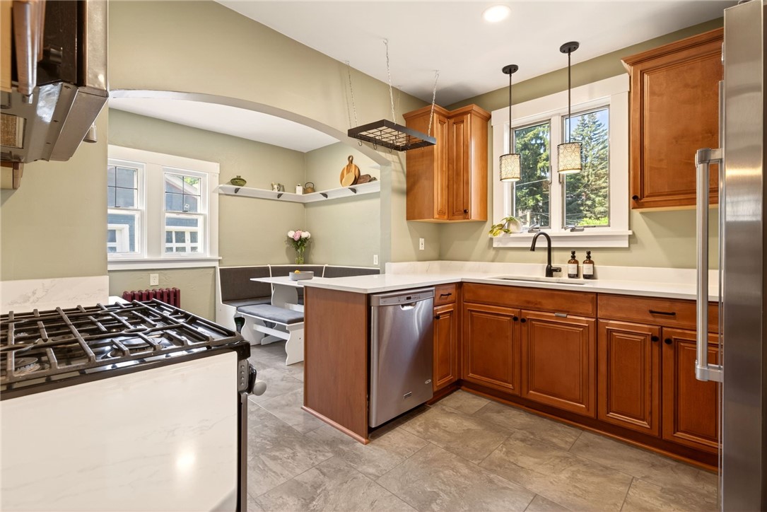 29 Elmcroft Road Rochester, NY 14609 - Photo 14 of 42 Enjoy meals in the bright eat-in kitchen.