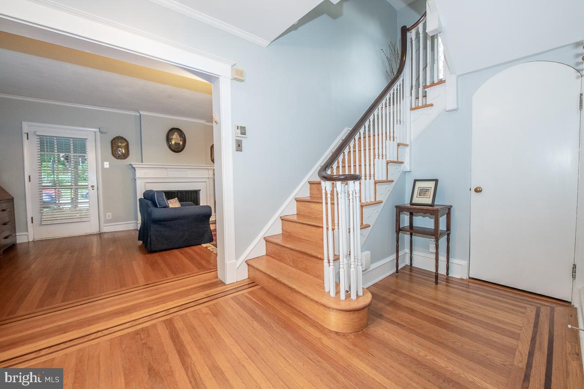 8104 Brookside Road Elkins Park, PA 19027 - Photo 6 of 46 Beautiful Hardwood Floors w/inlay