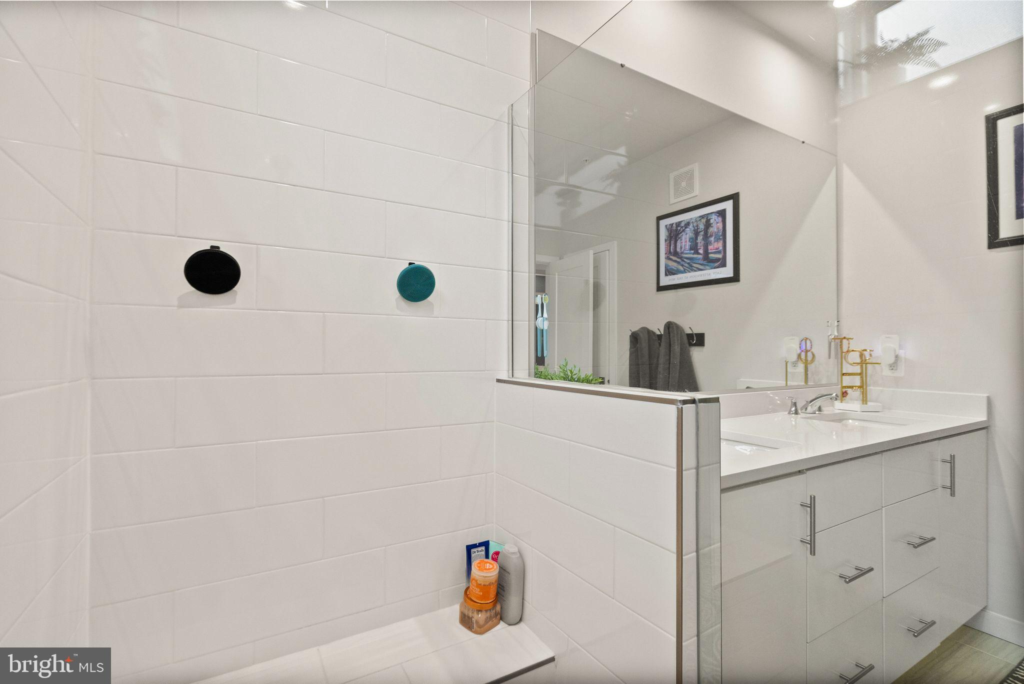 43553 Charitable Street Ashburn, VA 20148 - Photo 37 of 63 a bathroom with a sink and a mirror