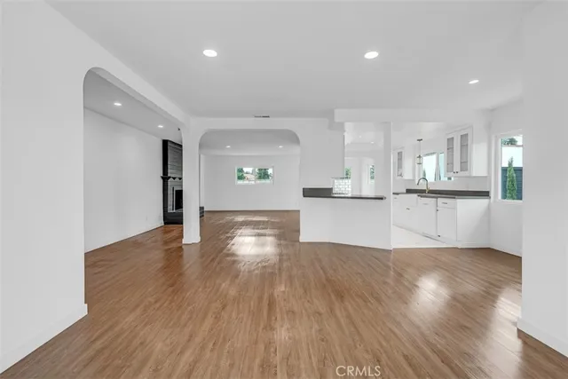 a view of a street with a building in front of it