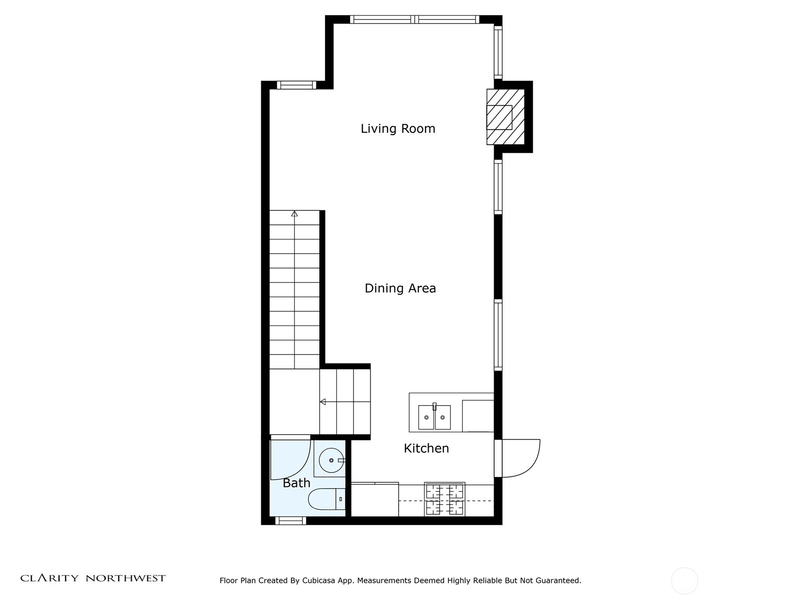 3818 South Hudson Street, Unit A Seattle, WA 98118 - Photo 30 of 31 a picture of a floor plan