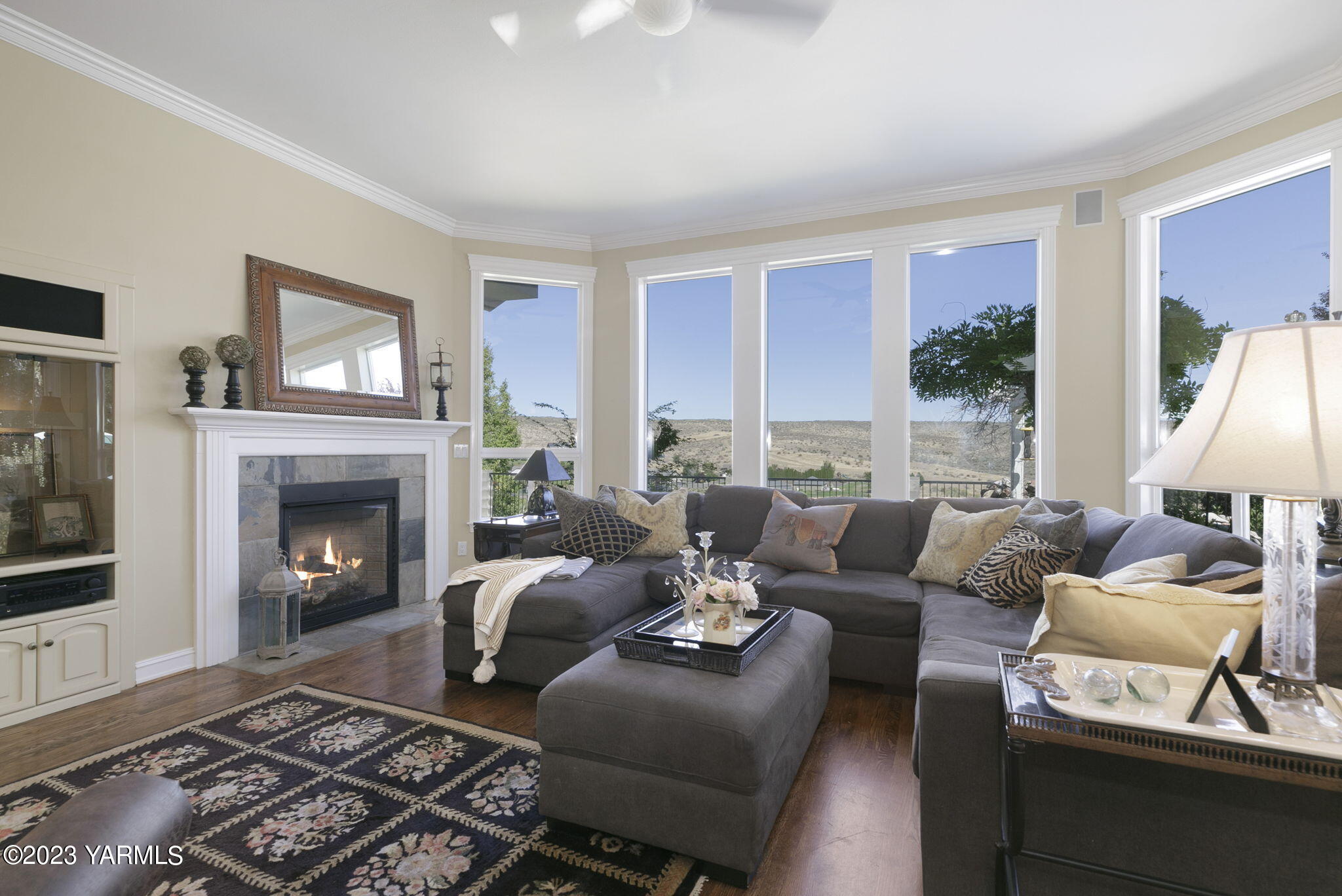 11521 Marble Extension Yakima, WA 98908 - Photo 13 of 40 a living room with furniture and a fireplace