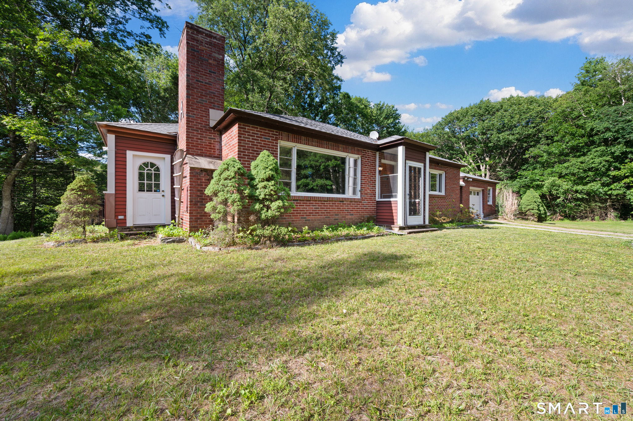 152 Ramstein Road New Hartford, CT 06057 - Photo 16 of 20 a front view of house with yard and green space