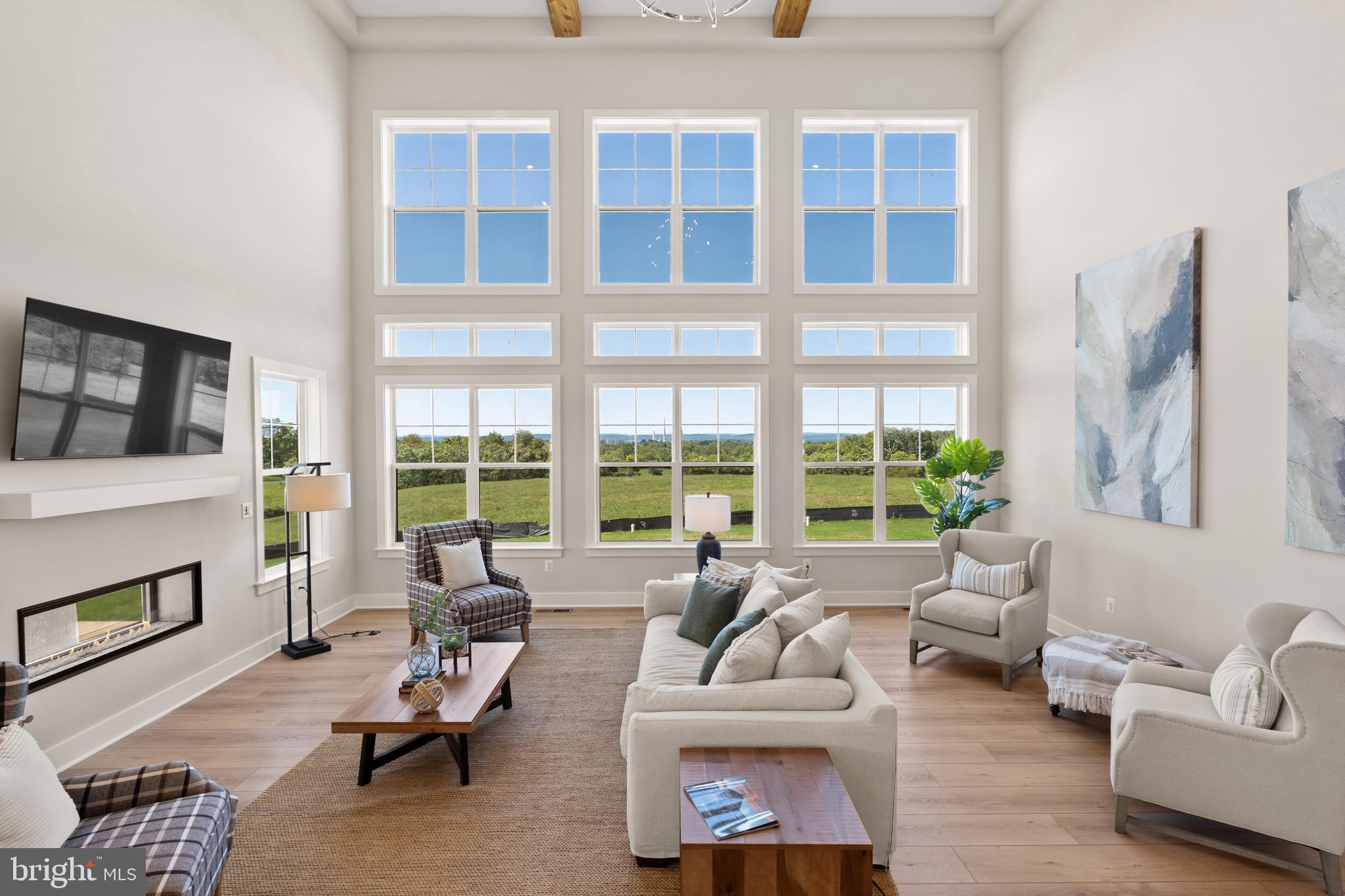 21331 Big Woods Road Dickerson, MD 20842 - Photo 19 of 79 a living room with furniture large window and a fireplace