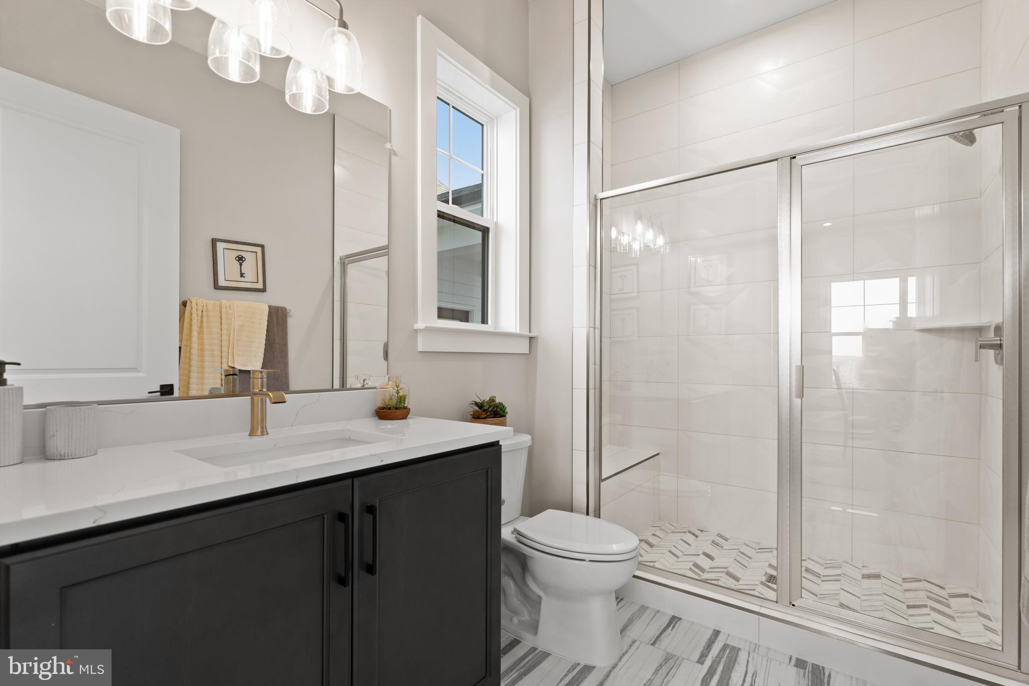 21331 Big Woods Road Dickerson, MD 20842 - Photo 26 of 79 a bathroom with a sink a toilet and shower