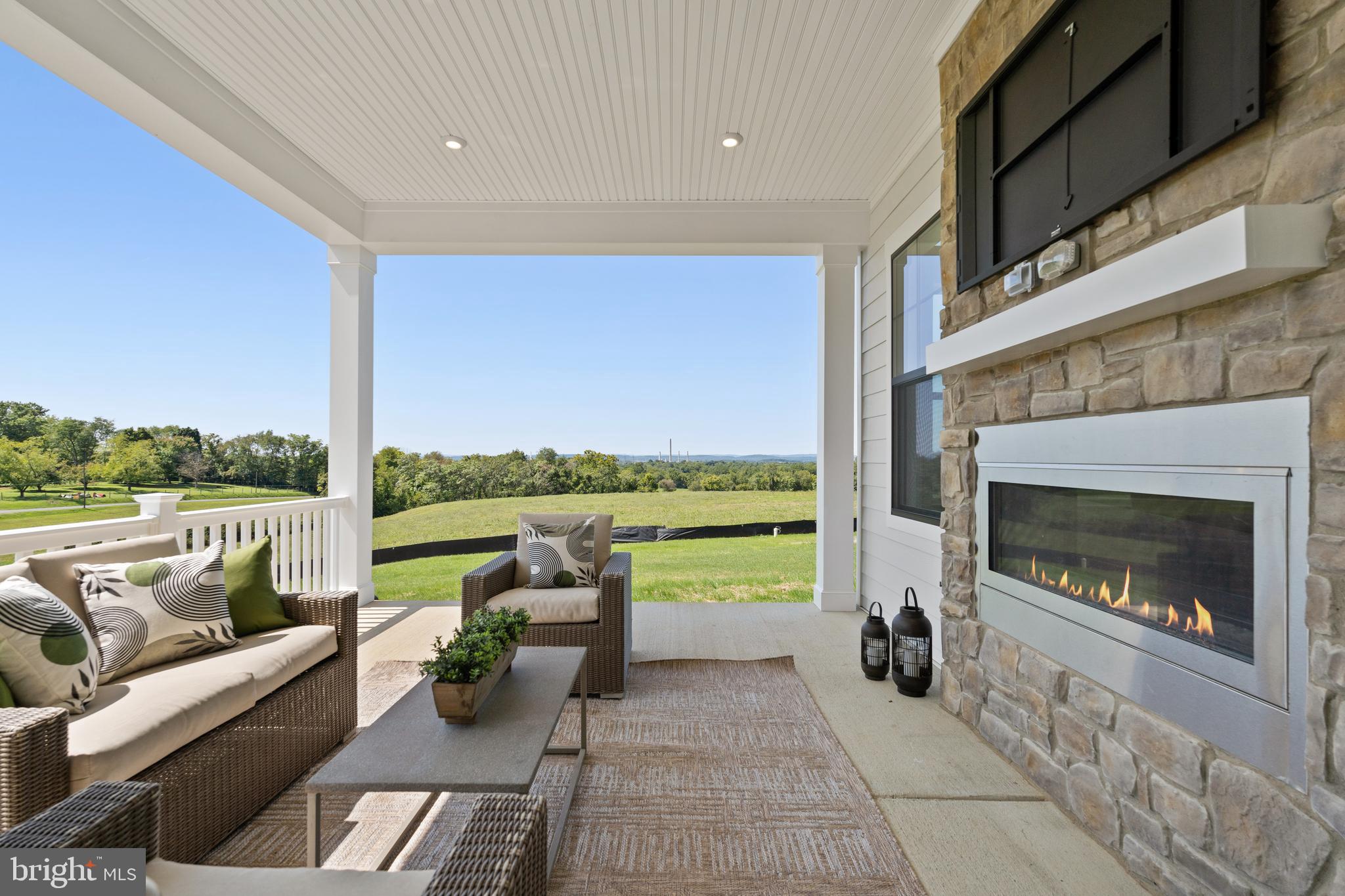 21331 Big Woods Road Dickerson, MD 20842 - Photo 70 of 79 a living room with furniture and a fireplace