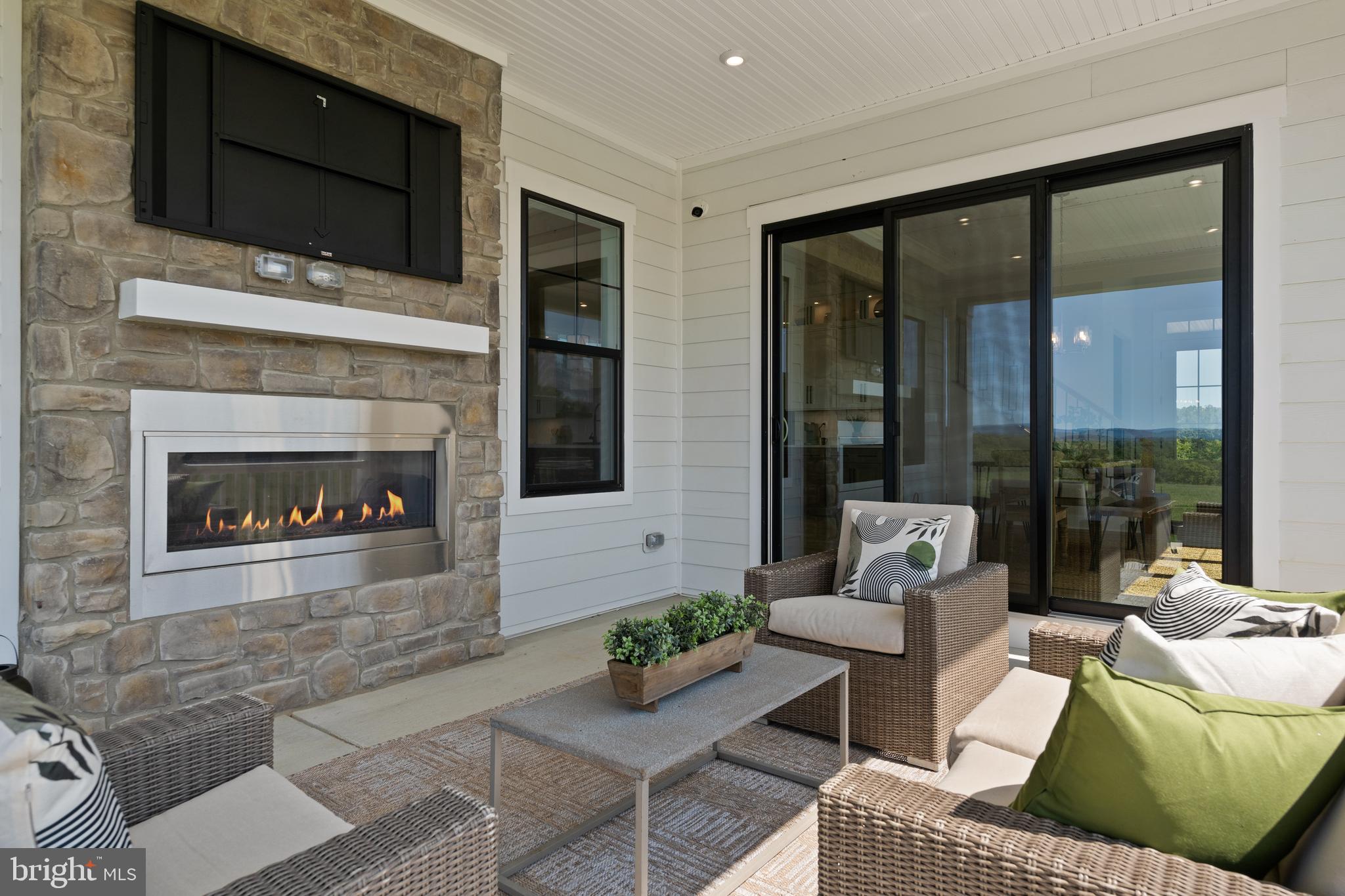 21331 Big Woods Road Dickerson, MD 20842 - Photo 74 of 79 a living room with furniture and a fireplace