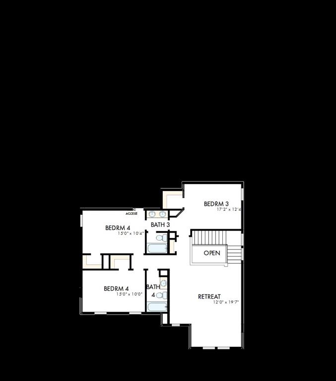 2812 Genuine Risk Court Celina, TX 75009 - Photo 3 of 3 Floor plan