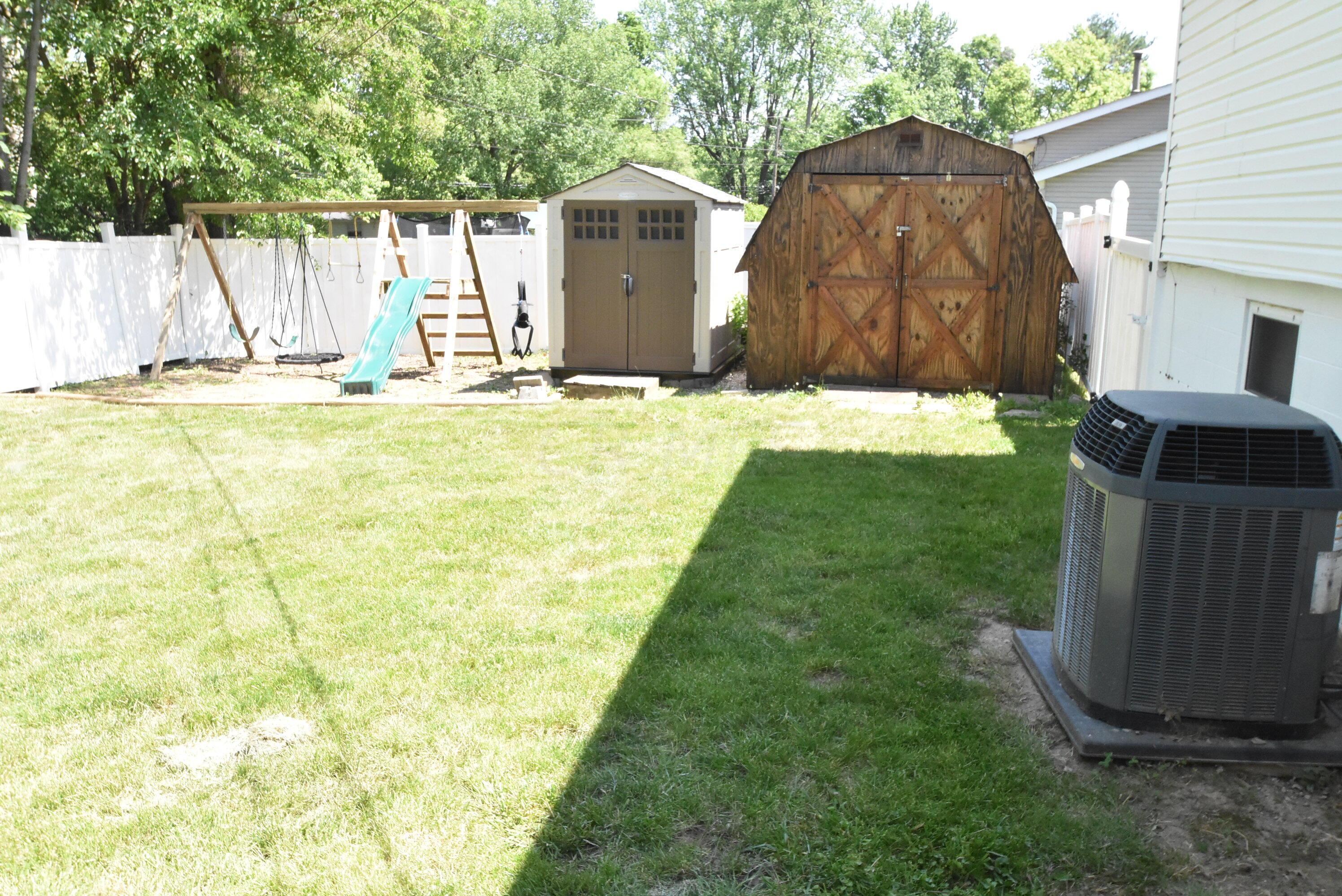 6658 Red Fox Road Reynoldsburg, OH 43068 - Photo 44 of 46 More Back Yard Views with Sheds & Gym