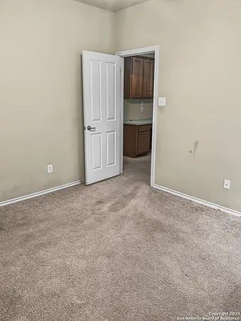 a view of an empty room