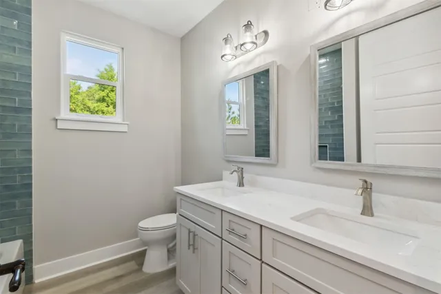 a close view of utility room