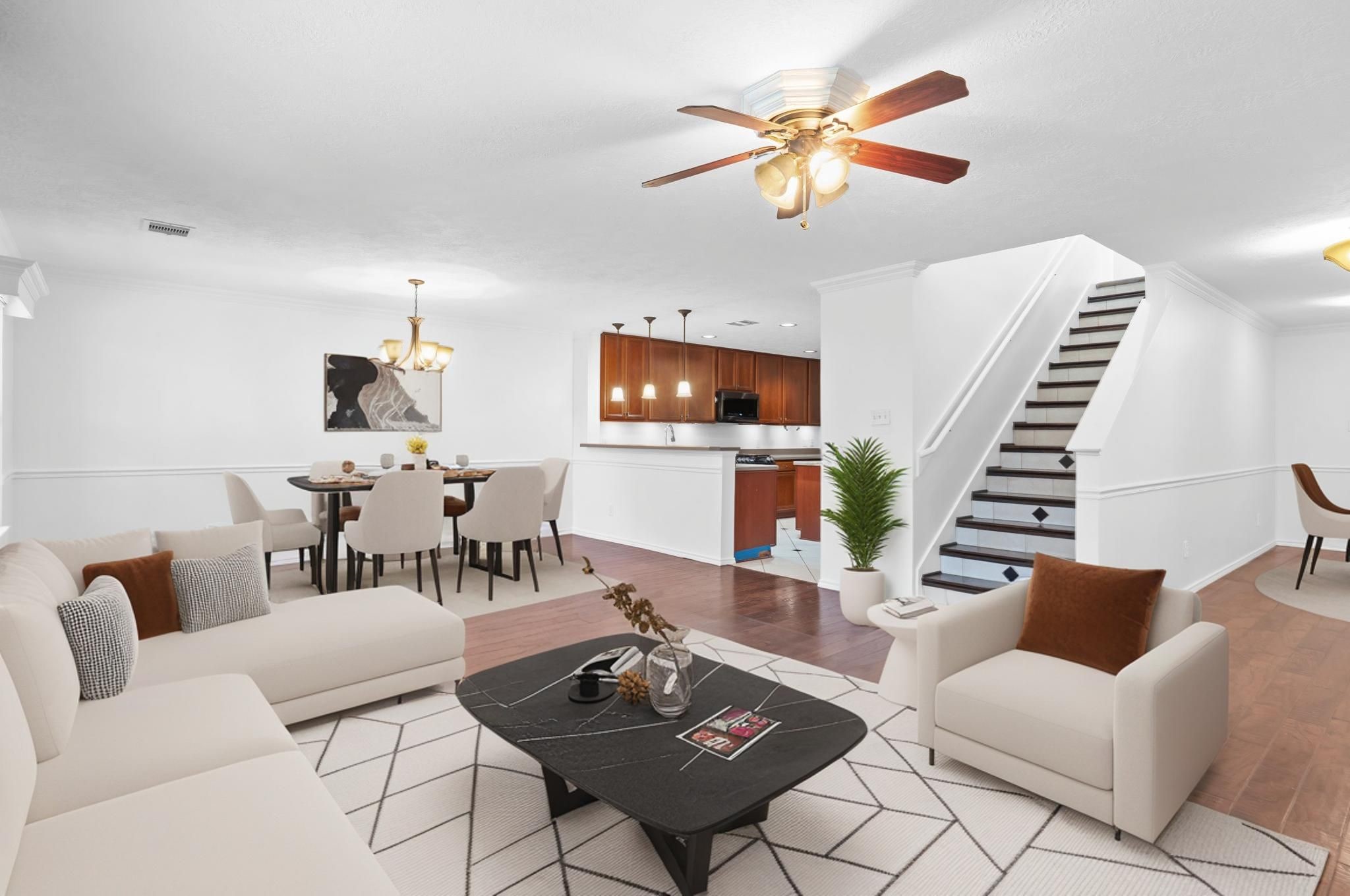 2810 Legends Knoll Drive Spring, TX 77386 - Photo 12 of 29 a living room with furniture and a flat screen tv