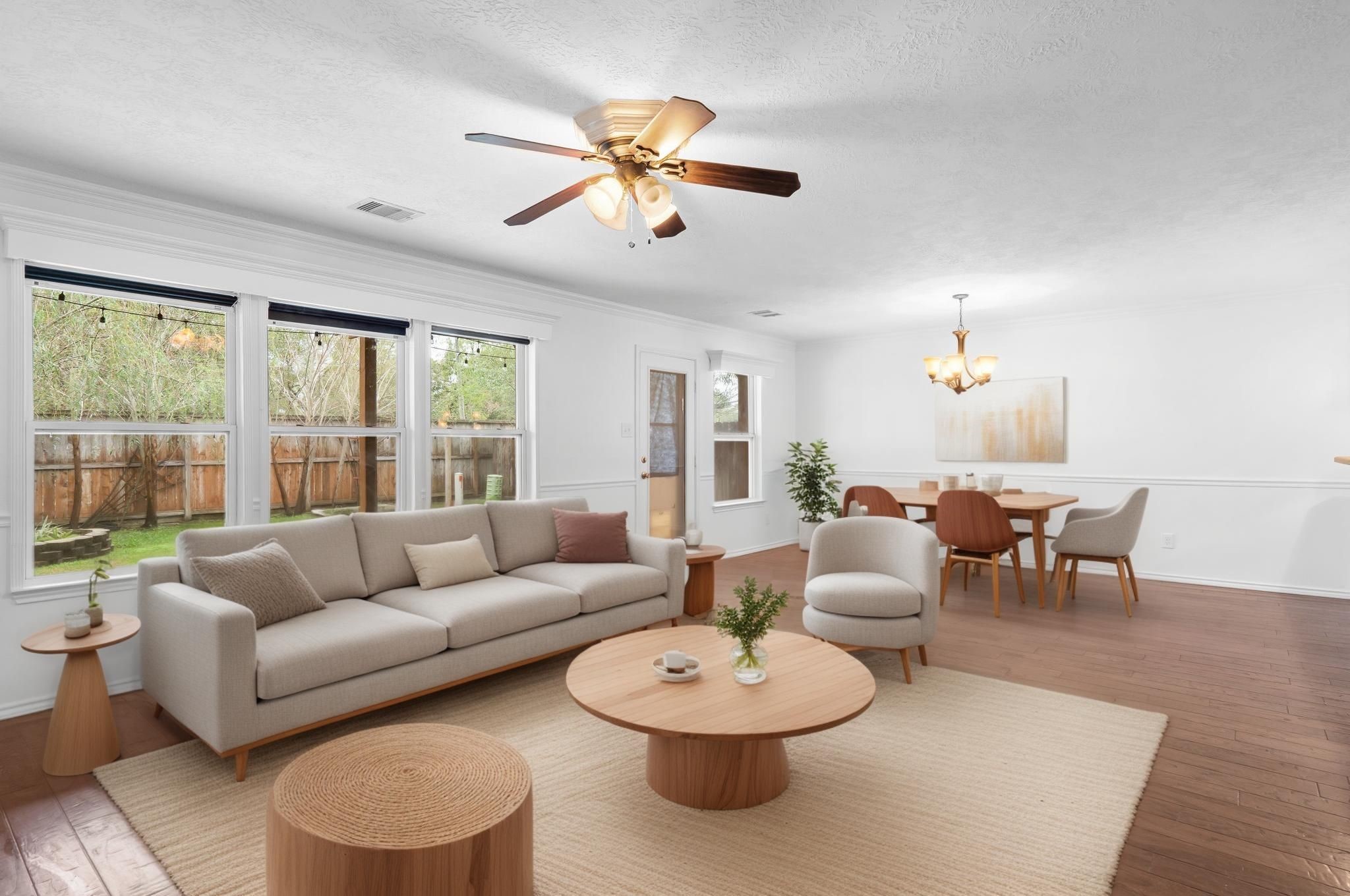 2810 Legends Knoll Drive Spring, TX 77386 - Photo 3 of 29 a living room with furniture and a large window