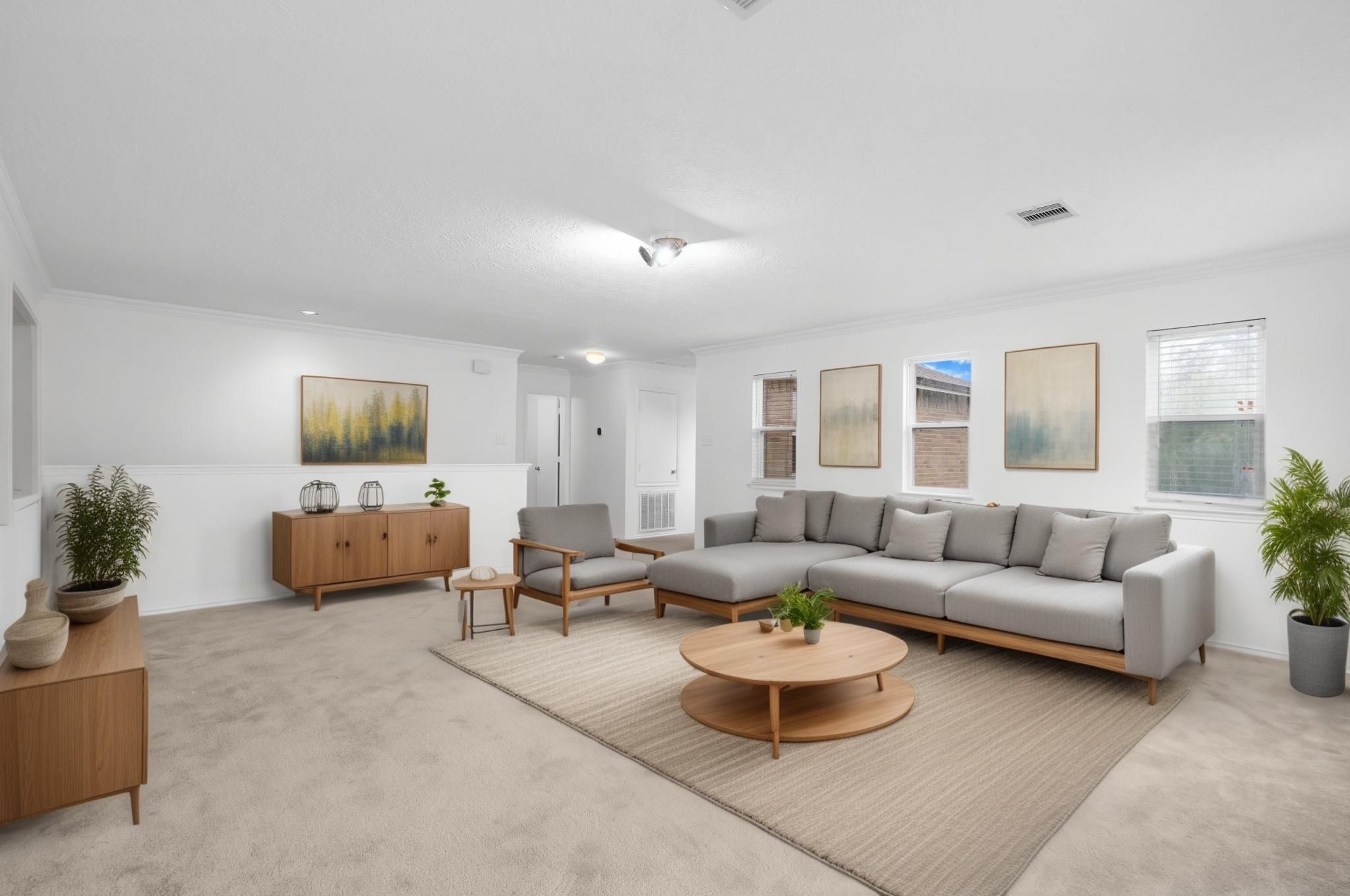 2810 Legends Knoll Drive Spring, TX 77386 - Photo 5 of 29 a living room with furniture and a large window