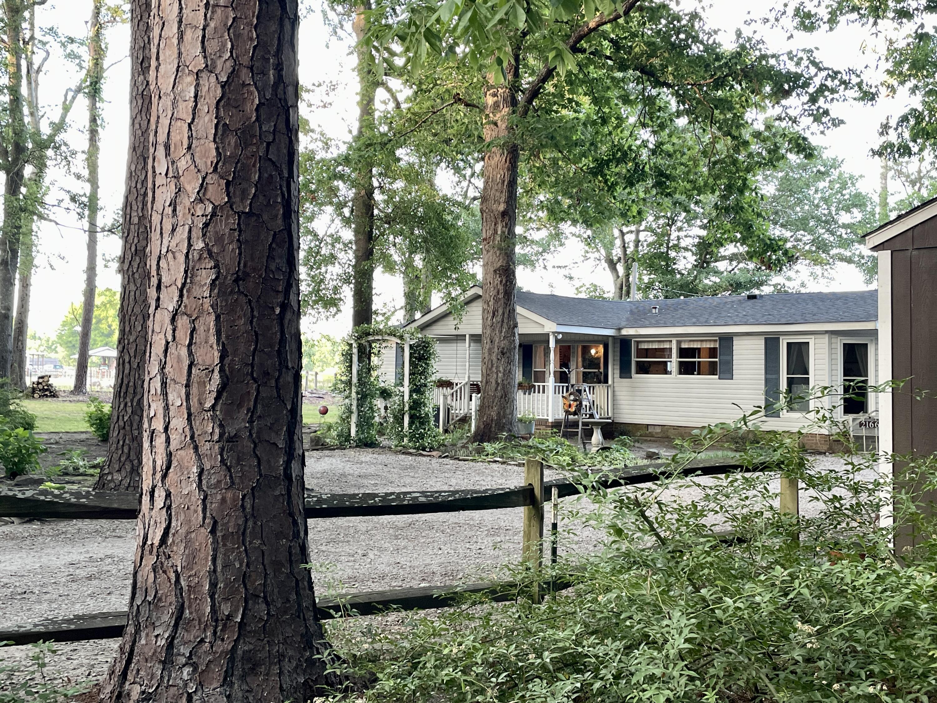 2166 Healing Springs Road Blackville, SC 29817 - Photo 30 of 43 a front view of a house with a yard and tree s
