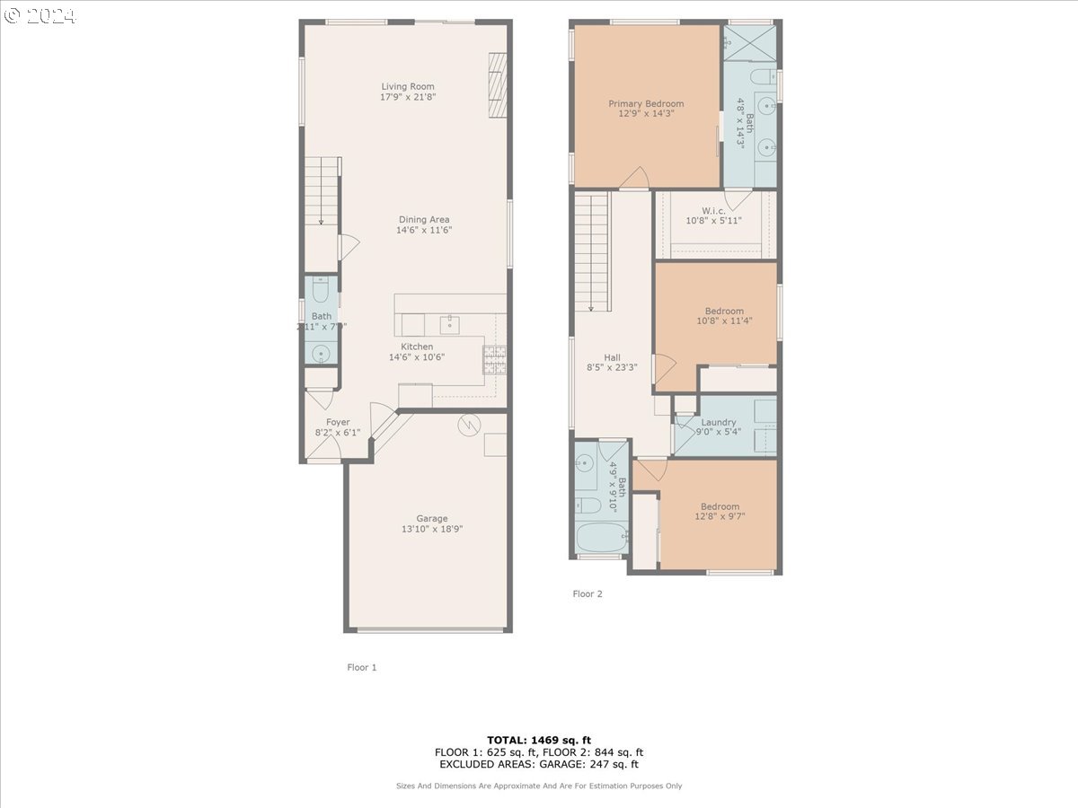 14465 Southwest Aiken Lane Beaverton, OR 97005 - Photo 27 of 30 a picture of a floor plan