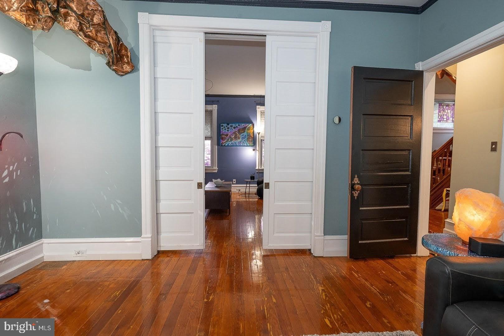 507 Morton Avenue Ridley Park, PA 19078 - Photo 10 of 42 a view of a livingroom with wooden floor and closet