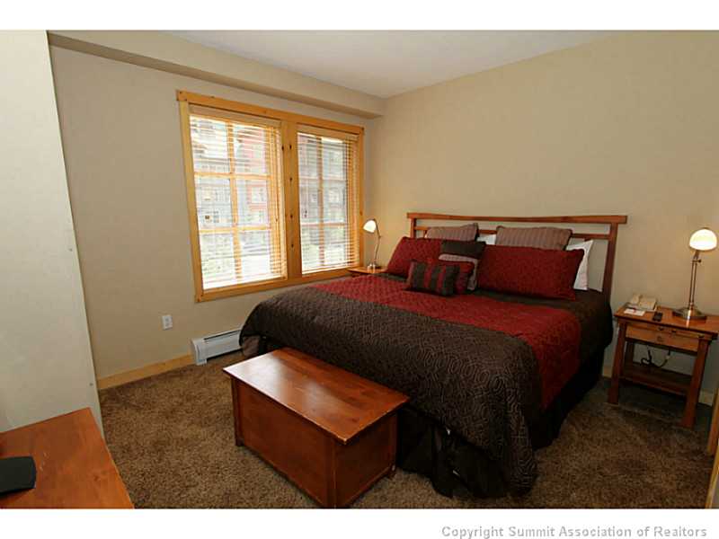 910 Copper Road, Unit 214 Frisco, CO 80443 - Photo 9 of 15 Bedroom. This is the master bedroom.