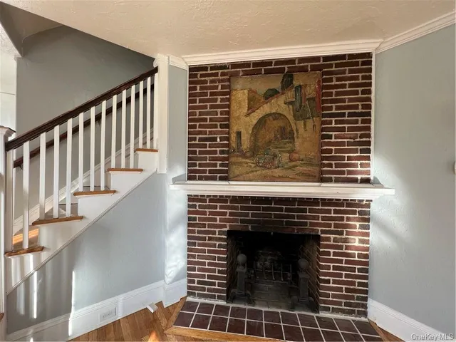 a front view of a house with entryway