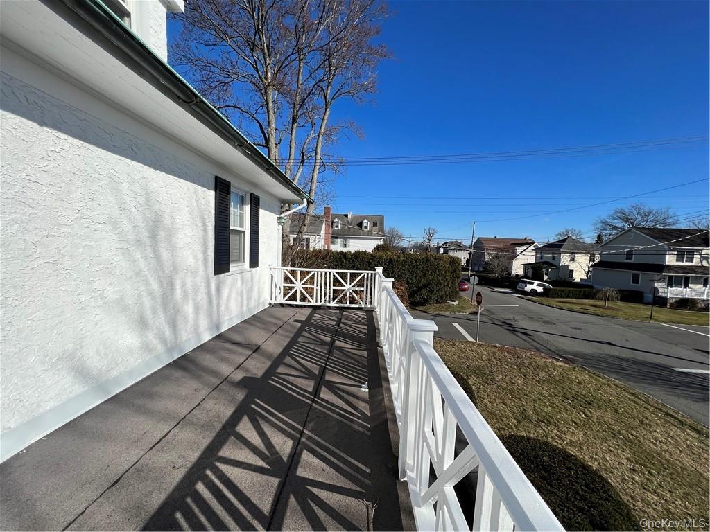 85 Locust Avenue Scarsdale, NY 10583 - Photo 29 of 38 a view of a balcony with car parked
